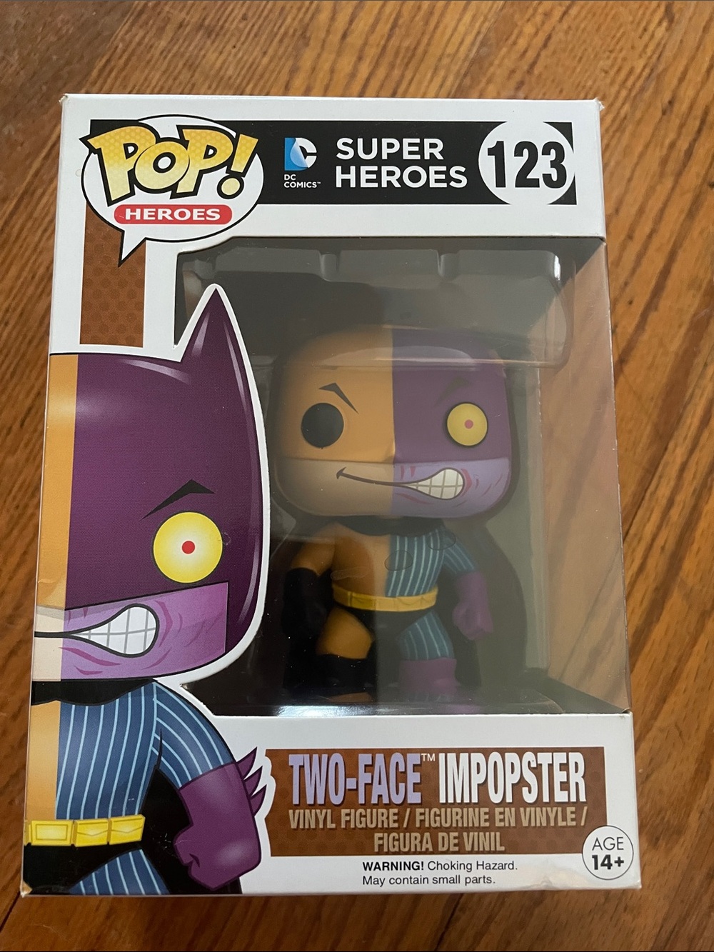 Funko Two-Face Imposter Vinyl Figure - Purple & Yellow